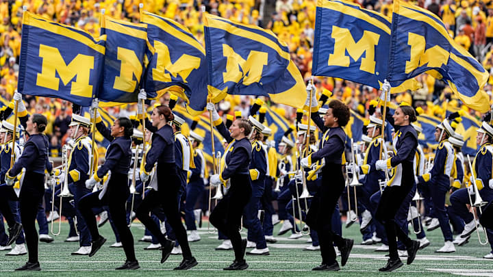 The Michigan marching band