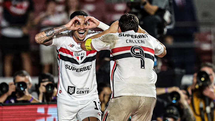 Luciano e Calleri são os artilheiros do São Paulo em 2026