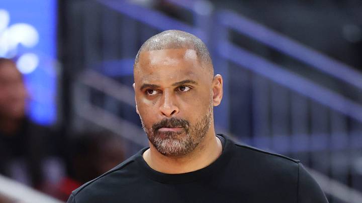 Apr 12, 2026; Houston, Texas, USA; Houston Rockets Head Coach Ime Udoka reacts after a play during the fourth quarter against the Memphis Grizzlies at Toyota Center. Mandatory Credit: Troy Taormina-Imagn Images Apr 12, 2026; Houston, Texas, USA; Houston Rockets Head Coach Ime Udoka reacts after a play during the fourth quarter against the Memphis Grizzlies at Toyota Center. Mandatory Credit: Troy Taormina-Imagn Images