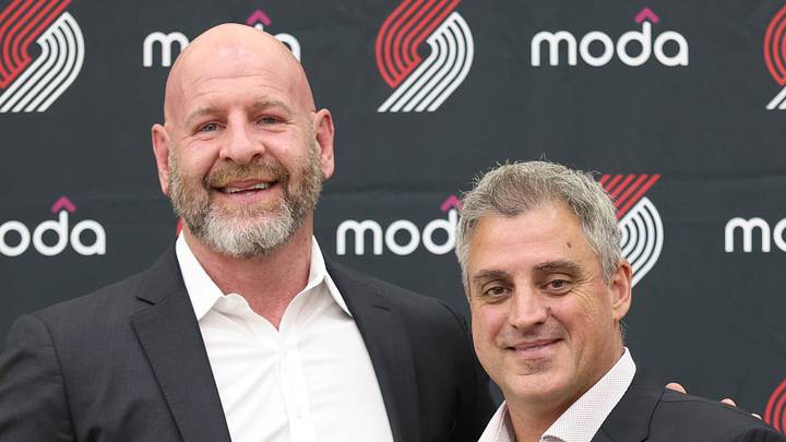 Portland Trail Blazers general manager Joe Cronin and head coach Micah Nori. Portland Trail Blazers general manager Joe Cronin and head coach Micah Nori.