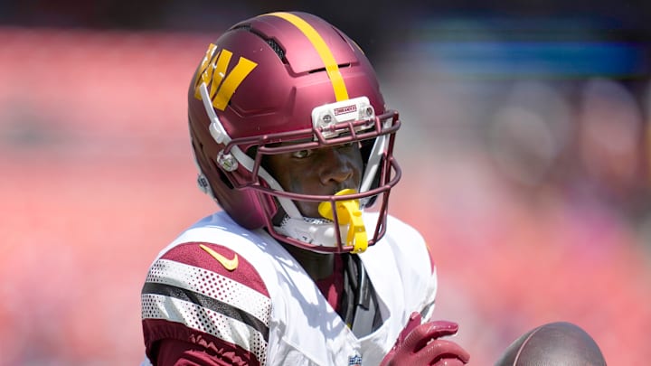 Washington Commanders wide receiver Ja'Corey Brooks Washington Commanders wide receiver Ja'Corey Brooks