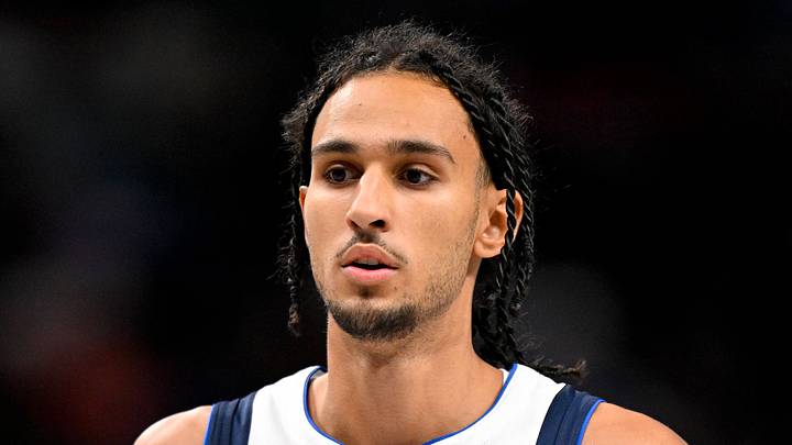 Oct 16, 2026; Dallas, Texas, USA; Dallas Mavericks forward Zaccharie Risacher (10) looks on during the game against the Atlanta Hawks at American Airlines Center. Mandatory Credit: Jerome Miron-Imagn Images