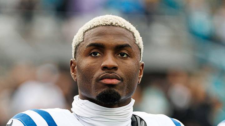 Indianapolis Colts wide receiver Laquon Treadwell looks on