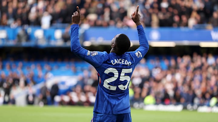 Moises Caicedo, buteur avec Chelsea contre Liverpool (2-1) en Premier League
