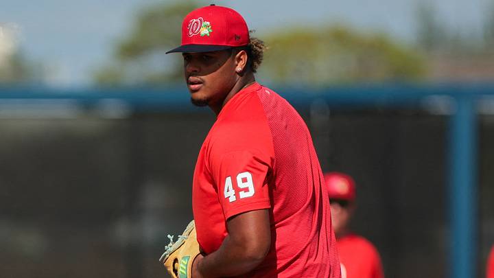 Washington Nationals pitcher Jarlin Susana Washington Nationals pitcher Jarlin Susana
