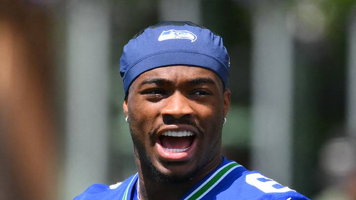 Seattle Seahawks quarterback Jalen Milroe during minicamp