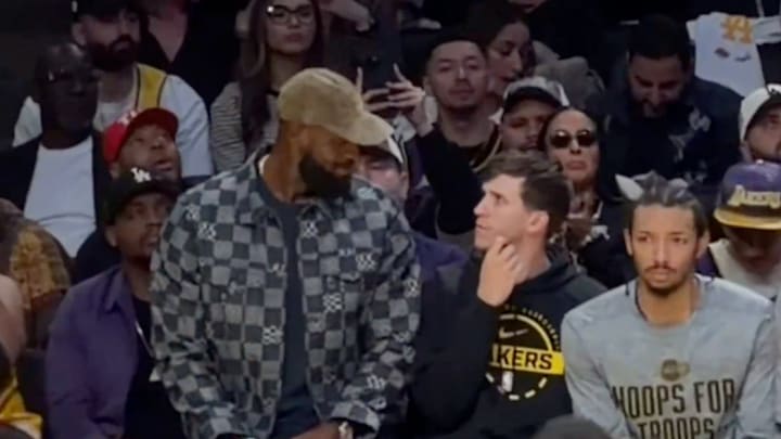 LeBron James couldn’t believe Luka Dončić’s sweet up-and-under move during Spurs-Lakers. 