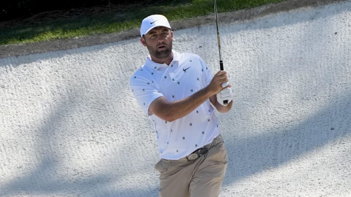 Scottie Scheffler made a charge up the leaderboard in the third round of the Masters.