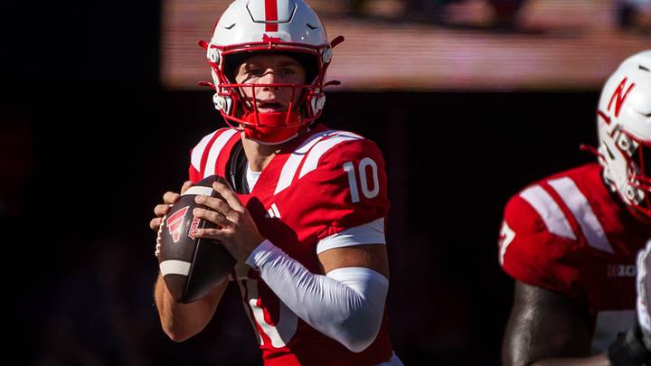 Nebraska quarterback Anthony Colandrea. Nebraska quarterback Anthony Colandrea.