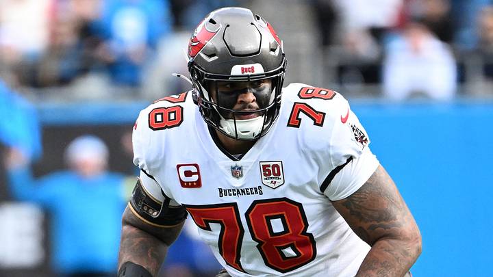 Dec 21, 2025; Charlotte, North Carolina, USA; Tampa Bay Buccaneers offensive tackle Tristan Wirfs (78) on the field in the first quarter at Bank of America Stadium. Mandatory Credit: Bob Donnan-Imagn Images Dec 21, 2025; Charlotte, North Carolina, USA; Tampa Bay Buccaneers offensive tackle Tristan Wirfs (78) on the field in the first quarter at Bank of America Stadium. Mandatory Credit: Bob Donnan-Imagn Images