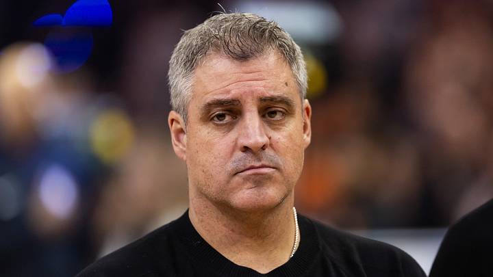 Jan 29, 2025; Phoenix, Arizona, USA; Minnesota Timberwolves assistant coach Micah Nori against the Phoenix Suns at Footprint Center. Mandatory Credit: Mark J. Rebilas-Imagn Images