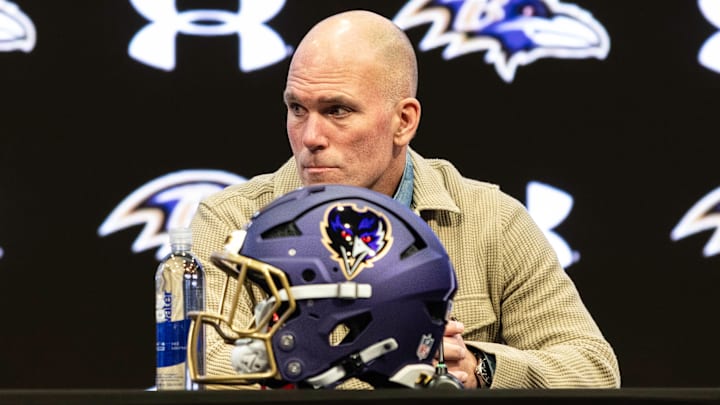 Baltimore Ravens general manager Eric DeCosta