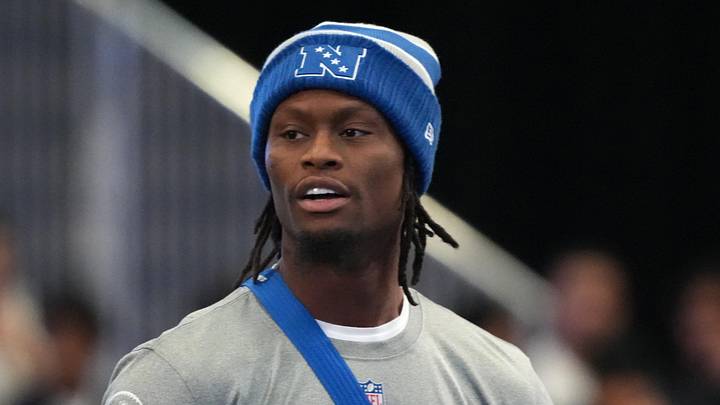 Dallas Cowboys receiver George Pickens during NFC practice.