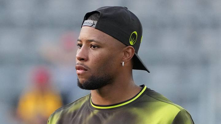 Philadelphia Eagles running back Saquon Barkley Philadelphia Eagles running back Saquon Barkley