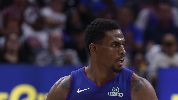 May 17, 2026; Detroit, Michigan, USA; Detroit Pistons center Jalen Duren (0) is congratulated by guard Caris LeVert (8) after scoring in the first half against the Cleveland Cavaliers during game seven of the second round of the 2026 NBA Playoffs at Little Caesars Arena. Mandatory Credit: Rick Osentoski-Imagn Images May 17, 2026; Detroit, Michigan, USA; Detroit Pistons center Jalen Duren (0) is congratulated by guard Caris LeVert (8) after scoring in the first half against the Cleveland Cavaliers during game seven of the second round of the 2026 NBA Playoffs at Little Caesars Arena. Mandatory Credit: Rick Osentoski-Imagn Images