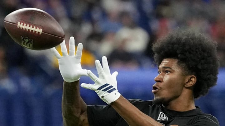 Texas A&M wideout KC Concepcion (WO16). Mandatory Credit: Kirby Lee-Imagn Images