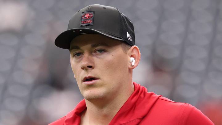 San Francisco 49ers quarterback Mac Jones 