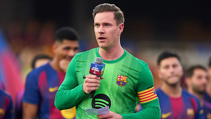 Marc-André ter Stegen has been replaced by Barcelona. Marc-André ter Stegen has been replaced by Barcelona.