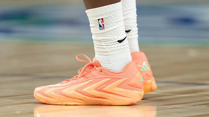 Minnesota Timberwolves guard Anthony Edwards wears the adidas AE 3. Minnesota Timberwolves guard Anthony Edwards wears the adidas AE 3.