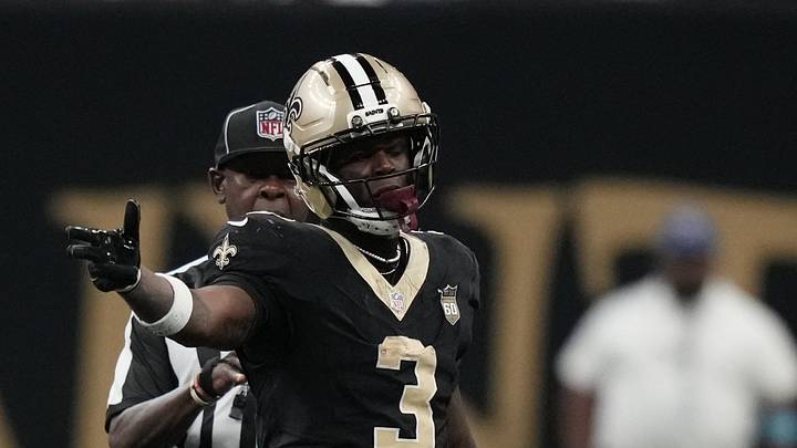 New Orleans Saints running back Travis Etienne Jr. New Orleans Saints running back Travis Etienne Jr.