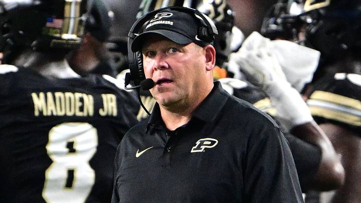 Sep 4, 2026; West Lafayette, Indiana, USA; Purdue Boilermakers head coach Barry Odom. Sep 4, 2026; West Lafayette, Indiana, USA; Purdue Boilermakers head coach Barry Odom.