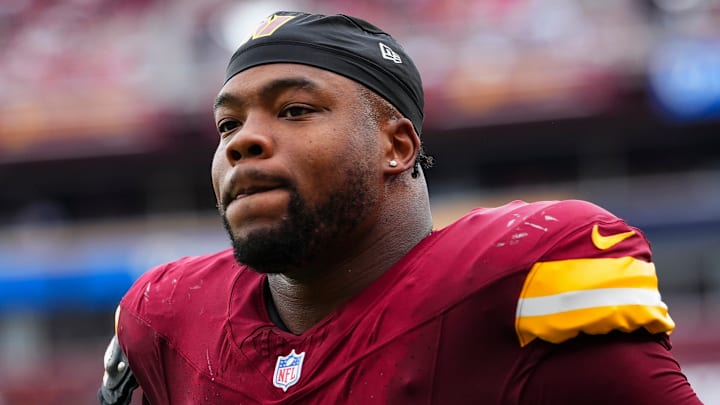 Washington Commanders defensive tackle Daron Payne