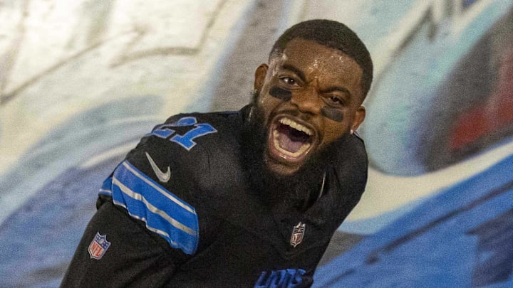 Detroit Lions cornerback Amik Robertson (21). Detroit Lions cornerback Amik Robertson (21).