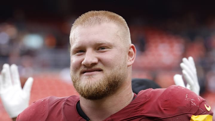 Former Washington Commanders center Tyler Biadasz Former Washington Commanders center Tyler Biadasz