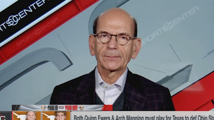 Paul Finebaum discusses the College Football Playoff final four during ESPN's 'SportsCenter.'