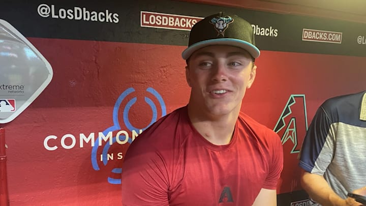 Slade Caldwell talks with the media Slade Caldwell talks with the media