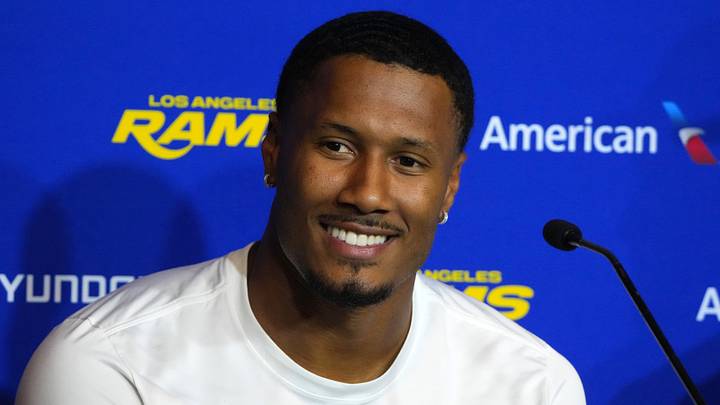 Los Angeles Rams safety Quentin Lake. Los Angeles Rams safety Quentin Lake.