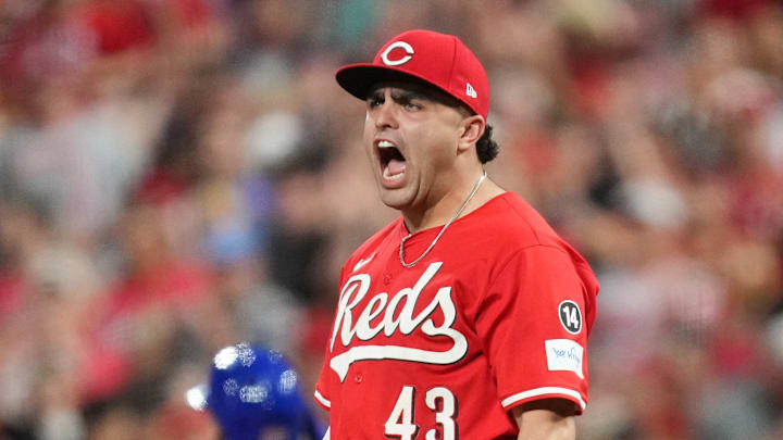 Cincinnati Reds first baseman Sal Stewart