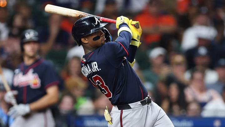 Ronald Acuña Jr. has 35 hits, seven home runs, a .302 batting average and a .903 OPS in his last 30 games. Ronald Acuña Jr. has 35 hits, seven home runs, a .302 batting average and a .903 OPS in his last 30 games.