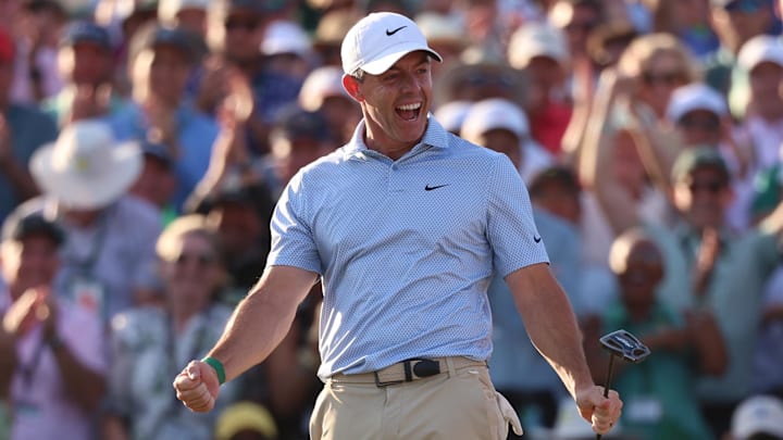 Rory McIlroy won his second consecutive Masters with two birdies at Amen Corner on Sunday.  