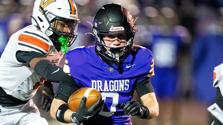 Bryce Beachem (0) and the Johnston Dragons maintain their No. 1 ranking in Iowa as the regular season has come to a close. Bryce Beachem (0) and the Johnston Dragons maintain their No. 1 ranking in Iowa as the regular season has come to a close.
