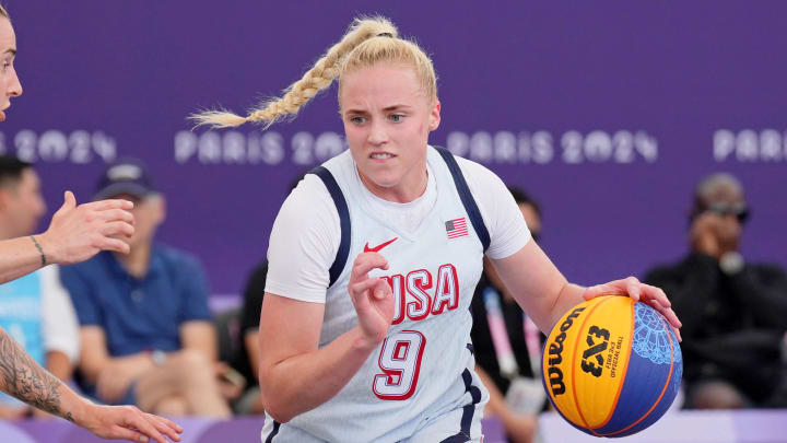 Hailey Van Lith and Team USA have recovered to a slow start to the Olympics. Hailey Van Lith and Team USA have recovered to a slow start to the Olympics.