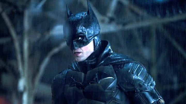 ROBERT PATTINSON as Batman in Warner Bros. Pictures’ action adventure “THE BATMAN,” a Warner Bros. Pictures release. 