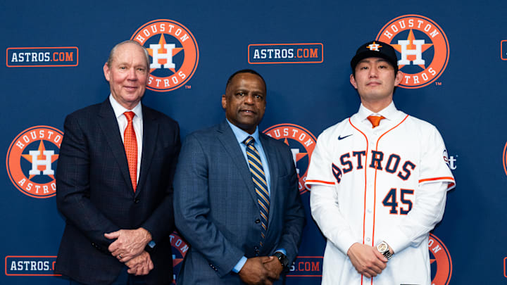 Houston Astros Introduce Tatsuya Imai