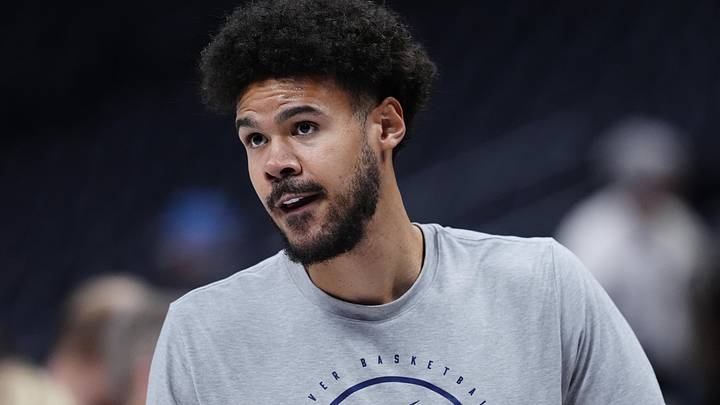 Mar 6, 2026; Denver, Colorado, USA; Denver Nuggets forward Cameron Johnson (23) warms up before the game against the New York Knicks at Ball Arena. Mandatory Credit: Ron Chenoy-Imagn Images Mar 6, 2026; Denver, Colorado, USA; Denver Nuggets forward Cameron Johnson (23) warms up before the game against the New York Knicks at Ball Arena. Mandatory Credit: Ron Chenoy-Imagn Images