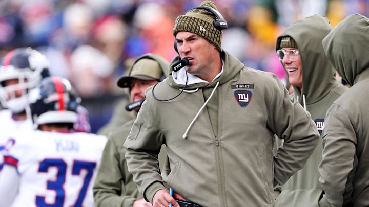 Giants interim head coach Mike Kafka was shown on 'Hard Knocks' giving a bizarre speech to his team. Giants interim head coach Mike Kafka was shown on 'Hard Knocks' giving a bizarre speech to his team.