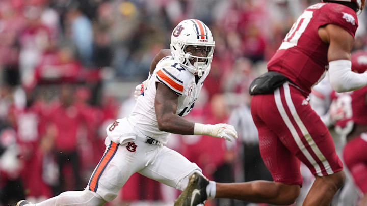 Auburn Tigers LB Xavier Atkins earns Bronko Nagurski National Defensive Player of the Week for his good work vs. Arkansas. Auburn Tigers LB Xavier Atkins earns Bronko Nagurski National Defensive Player of the Week for his good work vs. Arkansas.