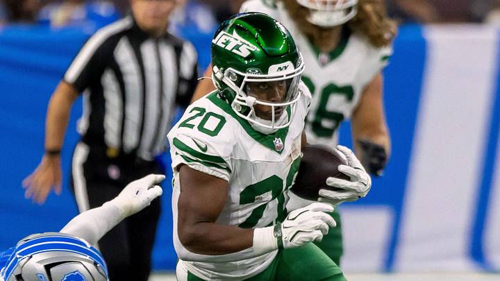 New York Jets running back Breece Hall New York Jets running back Breece Hall