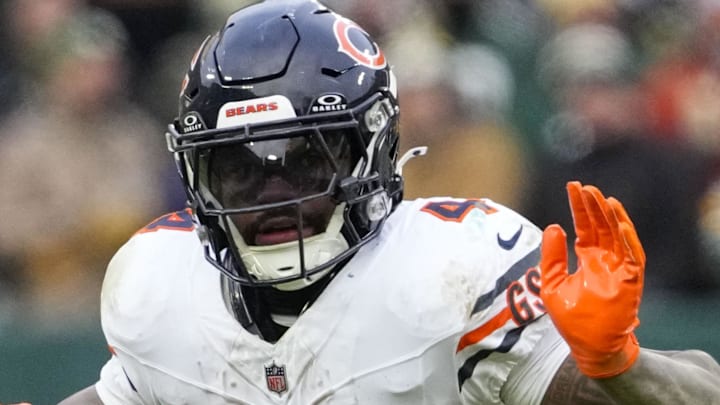 Chicago Bears running back D'Andre Swift (4).