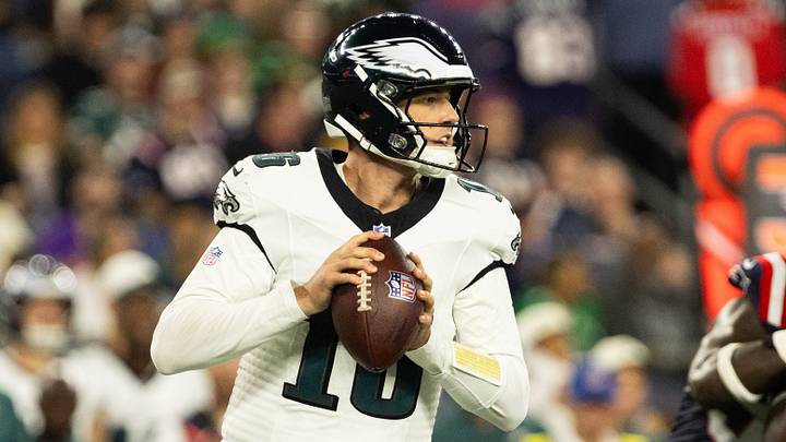 Tanner McKee and the Eagles are home favorites against the Bengals. Tanner McKee and the Eagles are home favorites against the Bengals.