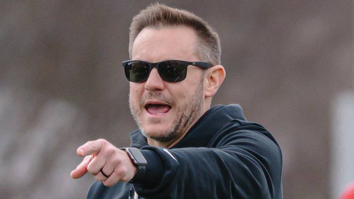 Arkansas Razorbacks coach Ryan Silverfield at spring practice. Arkansas Razorbacks coach Ryan Silverfield at spring practice.