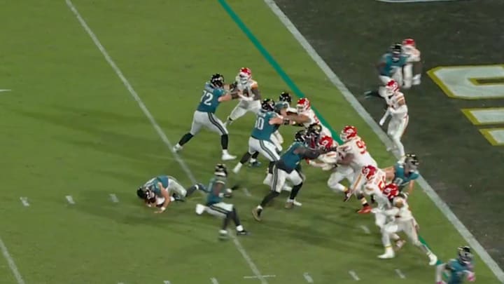 Trevor Lawrence scored the game-winning touchdown after he hit the ground