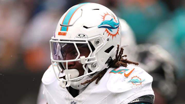 Miami Dolphins running back Jaylen Wright