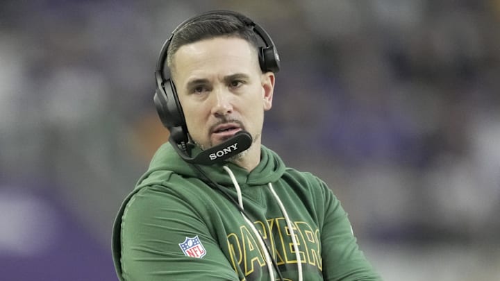 Green Bay Packers head coach Matt LaFleur Green Bay Packers head coach Matt LaFleur