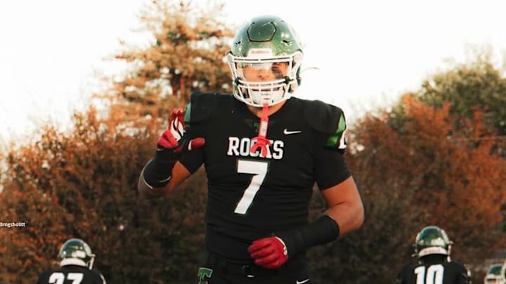 Louisville (Ky.) Trinity defensive lineman Sebastian Blue Louisville (Ky.) Trinity defensive lineman Sebastian Blue