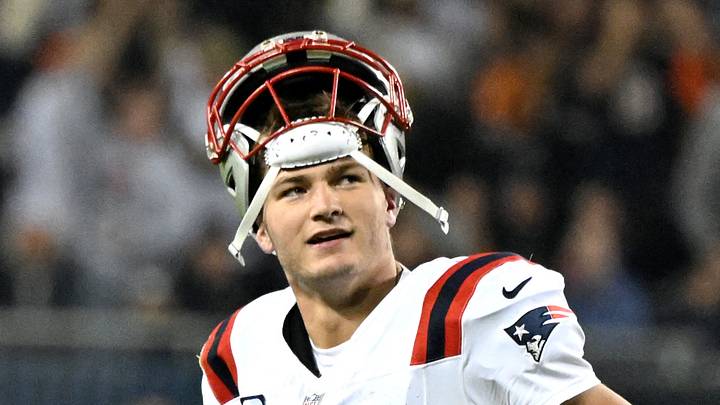 New England Patriots quarterback Drake Maye
